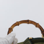 Gucci Gucci bamboo backpack daim mini - image 20