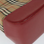 Burberry Nova Check Handbag Leather and Nylon - image 9