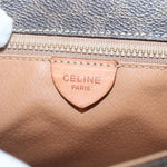 Celine Vintage Macadam Shoulder Bag Canvas and Leather - image 6