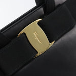 Salvatore Ferragamo Convertible Vara Bow Tote Leather Small - image 16
