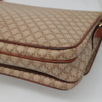 Celine Vintage Macadam Shoulder Bag Canvas and Leather - image 11