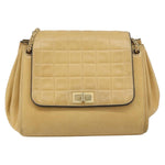Chanel Chocolate Bar Accordion Reissue Flap Bag Quilted Lambskin Small - image 1