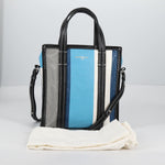 Balenciaga Bazar Convertible Tote Striped Leather Small - image 14