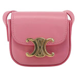 Celine Triomphe Shoulder Bag Smooth Calfskin Mini - image 17