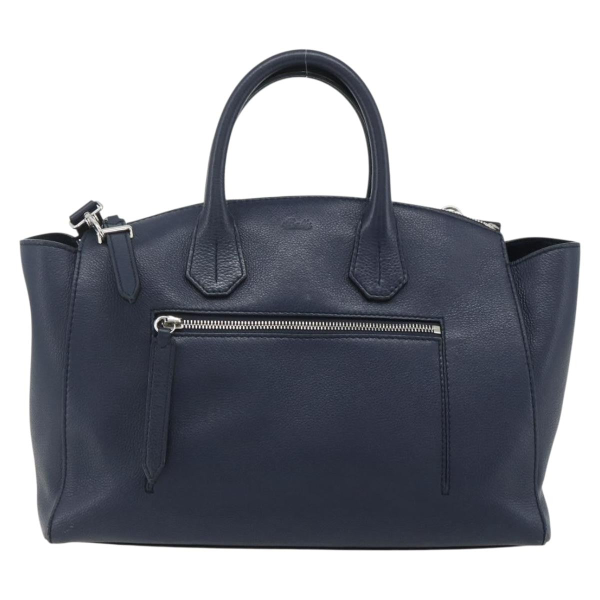 Bally Vintage Handbag Leather - image 1
