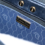 Christian Dior Vintage Honeycomb Shoulder Bag Canvas - image 6