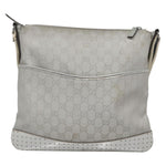 Gucci Zip Messenger Bag GG Canvas with Perforated Leather Medium - image 1