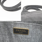 Prada Canapa Convertible Tote Denim Medium - image 11