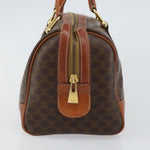 Celine Vintage Macadam Handbag Canvas and Leather - image 3