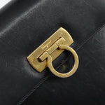 Salvatore Ferragamo Gancini Convertible Top Handle Bag Leather Medium - image 16