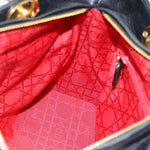 Christian Dior Vintage Lady Dior Bag Cannage Quilt Lambskin Medium - image 20