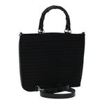 Gucci Vintage Bamboo Handle Bag Nylon - image 1