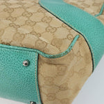 Gucci Vintage Ring Tote GG Canvas with Leather Medium - image 10