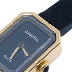 Chanel Premiere Velours Mini Quartz Watch Titanium with Yellow Gold and Velvet Rubber with Diamond Dial 15 - image 6