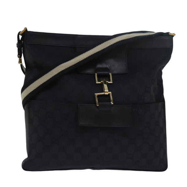Gucci Vintage Jackie Shoulder Bag Canvas and Leather - image 1