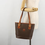 Celine Vintage Macadam Tote bag Canvas and Leather - image 14