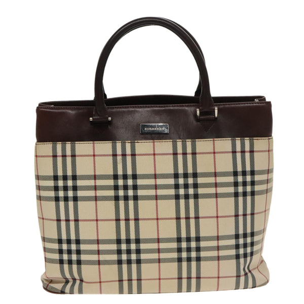 Burberry Nova Check Tote Canvas and Leather - image 1
