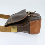 Celine Vintage Macadam Shoulder Bag Canvas and Leather - image 3