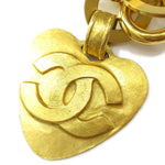 Chanel Vintage Heart Chain Belt Metal - image 2