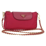 Prada Chain Crossbody Bag Tessuto and Saffiano Leather Small - image 17
