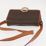 Celine Vintage Macadam Circle Logo Shoulder Bag Canvas and Leather - image 14