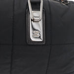 Chanel Square Stitch Boston Bag Quilted Nylon Large - image 20