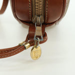 Celine Vintage Macadam Shoulder Bag Canvas and Leather - image 14