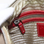 Prada Logo Zip Crossbody Bag Canvas Medium - image 20