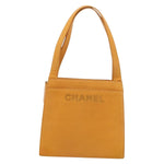 Chanel Vintage Logo Tote Leather Small - image 15