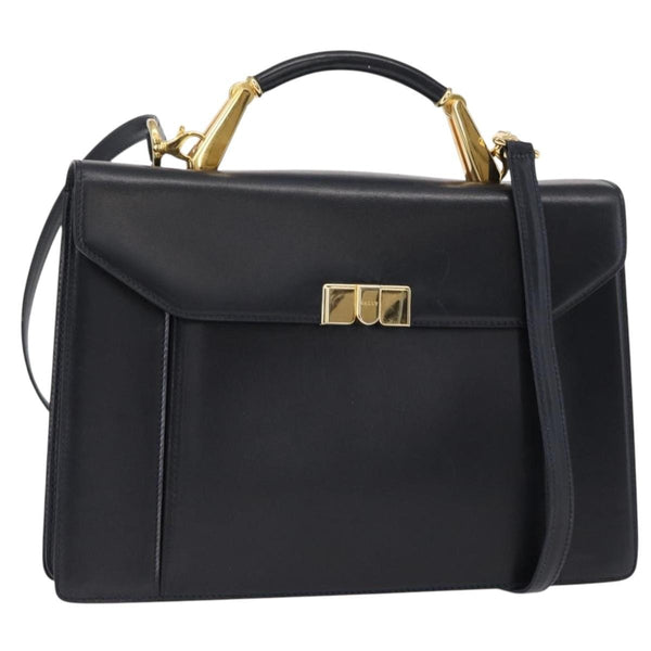 Bally Vintage Handbag Leather - image 1