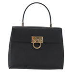 Salvatore Ferragamo Gancini handbag Leather - image 1