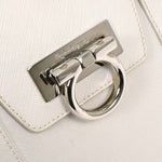 Salvatore Ferragamo Basket Gancini Handbag Leather and Wicker - image 5