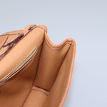 Celine Vintage Macadam Circle Logo Shoulder Bag Canvas and Leather - image 19
