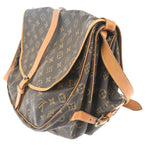 Louis Vuitton Saumur Handbag Monogram Canvas 35 - image 4
