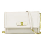 Salvatore Ferragamo Vara Bow Chain Flap Bag Leather Mini - image 1