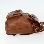 Gucci Vintage Bamboo Backpack Leather - image 4