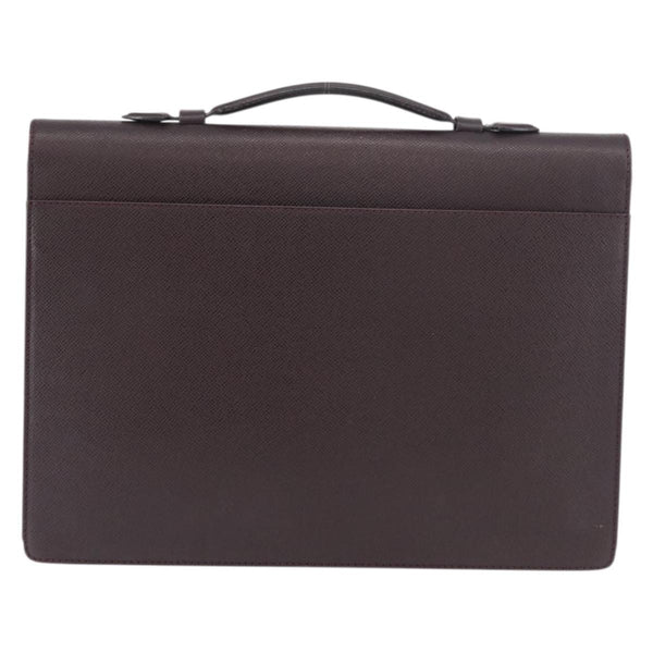 Louis Vuitton Serviette Kourad Briefcase Taiga Leather