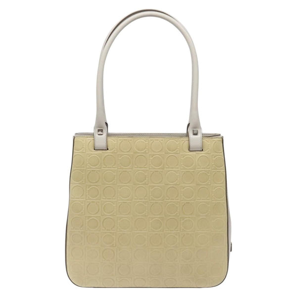 Salvatore Ferragamo Gancini Shoulder Bag Leather