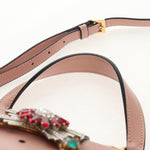 Miu Miu Madras Crystal Buckle Shoulder Bag Leather Small - image 12