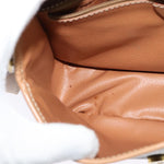 Celine Vintage Macadam Circle Logo Shoulder Bag Canvas and Leather - image 20