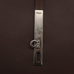 Salvatore Ferragamo Gancini Shoulder Bag Leather - image 12
