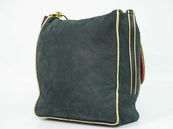Loewe Anagram Shoulder Bag Suede