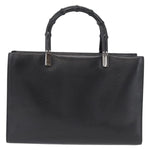 Gucci Vintage Bamboo Handle Bag Leather Small - image 1