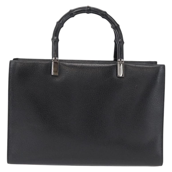 Gucci Vintage Bamboo Handle Bag Leather Small - image 1