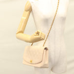 Chanel Vintage Diana Flap Bag Quilted Canvas Small - image 15