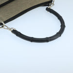 Gucci Vintage Bamboo Shoulder Bag Canvas - image 8