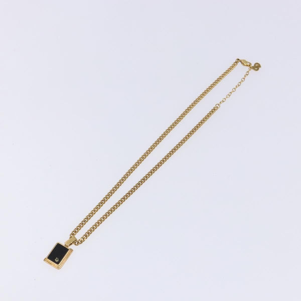 Christian Dior CD Pendant Necklace Gold-plated - image 1