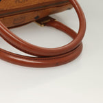 MCM Visetos Handbag Canvas and Leather - image 8
