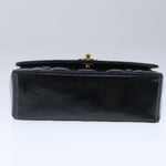 Chanel Vintage So Black Diana Flap Bag Quilted Patent Medium - image 18