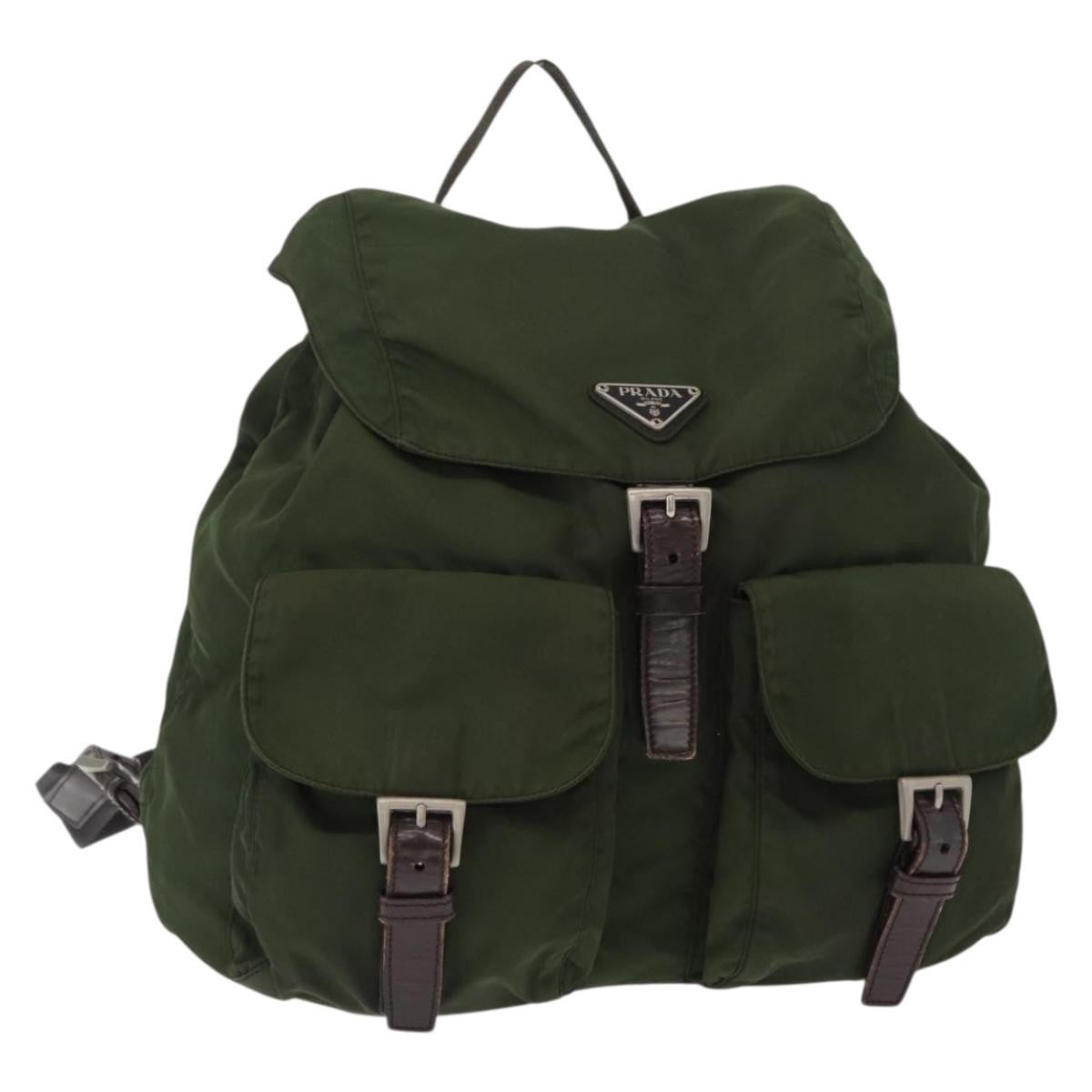 Prada Double Front Pocket Backpack Tessuto Medium - image 1